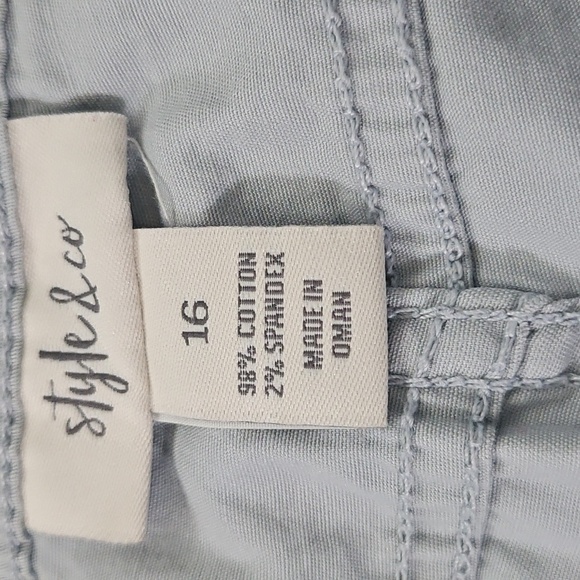 Style & Co Gray Mid-Rise Shorts 6.75" Inseam NWT - Picture 6 of 7